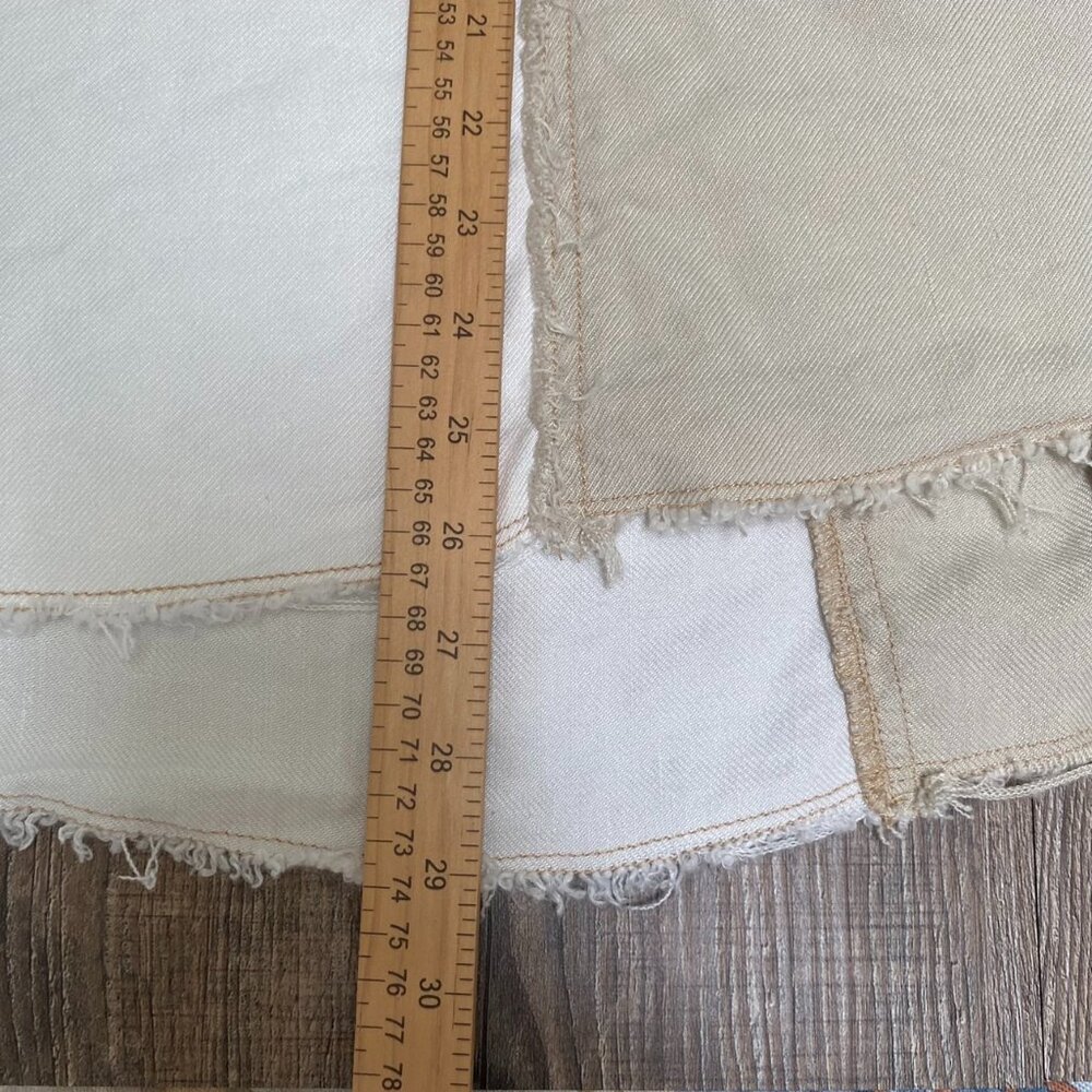 Holding Horses Patchwork Linen Blend Asymmetrical Skirt Sz 12 Lagom Cottagecore - Picture 16 of 16